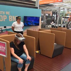 VR Travel Departure Lounge Queen St Mall Brisbane 2020