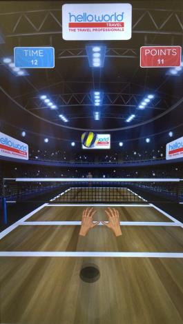 SLAM Volleyball Game Screen 2